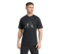 Adidas Train Essentials Camo Graphic Logo Herren T-Shirt, schwarz S
