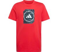 adidas Camo Box T-Shirt Jungen JM8233 - pure ruby 128