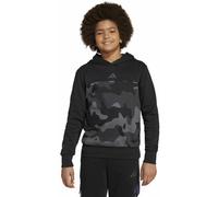 adidas Sportswear Seasonal Essentials Camo Fleece Hoodie Kinder JN2220 - black/white 140