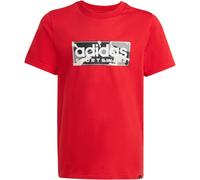adidas Camo Linear Graphic T-Shirt Jungen JX6868 - better scarlet 140
