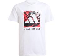adidas Camo Linear Graphic T-Shirt Kinder JD4642 - white 164