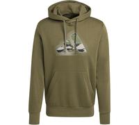 adidas Camo Modern Logo Graphic Hoodie Herren JZ7503 - olive strata XS