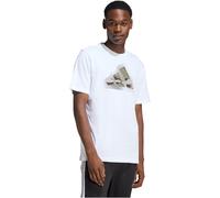 Adidas Camo Modern Logo Graphic Kurzarm-t-shirt M White