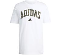 adidas Camo Script Graphic T-Shirt Herren KC7167 - white XL