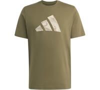 Adidas Camo Three BAR Logo Graphic T-Shirt Herren T-Shirt, grün L