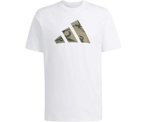 Adidas Camo Three BAR Logo Graphic T-Shirt Herren T-Shirt, weiß 2XL