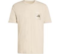 adidas Camo Woven Pocket Graphic T-Shirt Herren JZ7499 - wonder alumina XXL