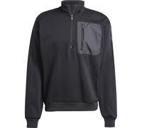 Adidas City Escape Half-Zip Herren Sweatshirt, schwarz 2XL