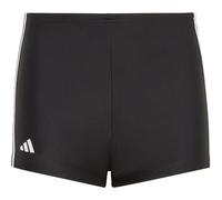 adidas Jungen Classic 3-Stripes Swim Boxers, Black / White, 11-12 Years