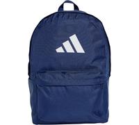 adidas Classic 3BARS Backpack, Unisex Rucksack, Dark Blue/White, 27.4 L - IS7049