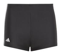 Adidas Kinder 3 Streifen Boxer Badehose Badeshort schwarz-weiÃ 116