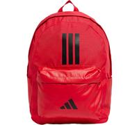 adidas Unisex Classic Three Stripes Backpack Back to School, Pure Ruby/Black, One Size