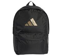 adidas Unisex Classic 3BARS Backpack, Black/Gold met., One Size