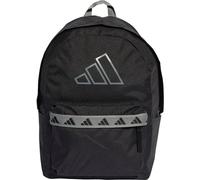 Rucksack ADIDAS PERFORMANCE "CL TAPE BPK", schwarz, grau three, Rucksäcke, Obermaterial: 100% Polyester, Rucksack, für Erwachsene, sportlich und stilvoll, mehrere Fächer und Taschen (75377148-0) schwa