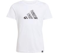 adidas Climacool Animal Print Graphic Slim T-Shirt Mädchen JV5195 - white 152