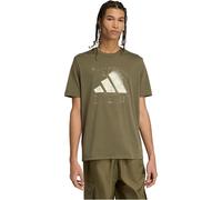 adidas Climacool City Tech Storm Logo Graphic T-Shirt JM6455 - olive strata 4XL
