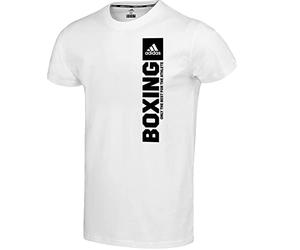 Adidas CLTS21V-B-101 Community Vertical T-Shirt Boxing T-Shirt Unisex Kids Whiteblack L