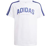 Adidas Junior T-Shirt Codes Collegiate Graphic Weiß/Blau Größe 128
