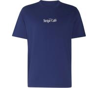 Adidas Coffee Cafe Donut BAG Graphic T-Shirt Herren T-Shirt, blau 3XL