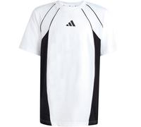 adidas Color Block T-Shirt Kinder KE2773 - white/black/grey six 176