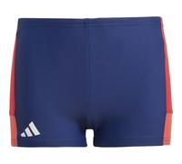 adidas - Kid's Colorblock Boxer - Badehose, Gr. 140, blau (DarkBlue/PureRuby/SemiLucidRed)