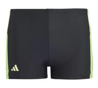 Adidas Colourblock 3-Streifen Boxer-Badehose Jungen Badehose, schwarz 164