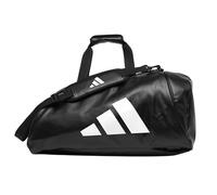 adidas Combat Sports 2-in-1 Trainings-Sportausrüstung, Seesack, Schwarz / Weiß, Large