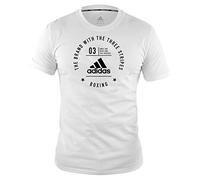 adidas Community Line T-Shirt, Weiß/Schwarz, M