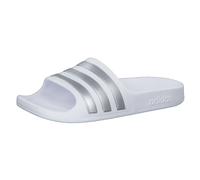 adidas CORE Kinder Badeschlappen ADILETTE AQUA K F35555 28 ftwr white/silver met./ftwr white