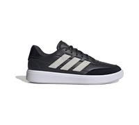 adidas Herren Courtblock Shoes Nicht-Fußball-Halbschuhe, Carbon Cloud White Core Black, 46 2/3 EU