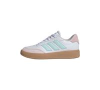 adidas Courtblock Leder Turnschuhe weiß