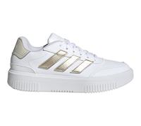 Adidas Damen COURTBLOCK Shoes, FTWR White/Cyber met./Orbit Grey, 38 EU