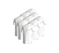 adidas Crew Neck T-Shirt Herren Unterhemd Rund Ausschnitt Baumwolle 9er Pack, Farbe:White2, Bekleidungsgröße:XL