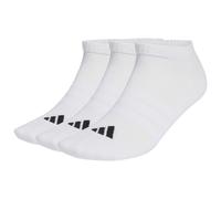 adidas - Cushioned Essential Low Cut 3-Pack - Multifunktionssocken, Gr. 43-45, weiß (White/White/Black)