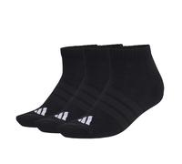 Gepolsterte Essentials Low Cut Socken 3er-Pack Black / Black / White 43-45
