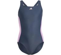 Adidas Cut 3-Streifen Badeanzug Mädchen Badeanzug, blau 116