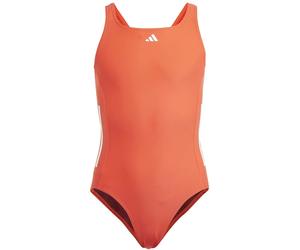Adidas Cut 3-Streifen Badeanzug Mädchen Badeanzug, rot 116