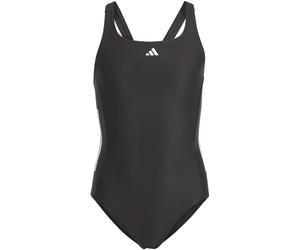 Adidas Cut 3-Streifen Badeanzug Mädchen Badeanzug, schwarz 128