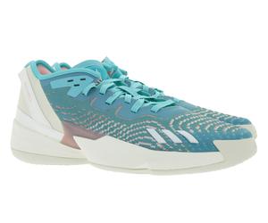 adidas D.O.N. Issue 4 Basketball-Schuhe nachhaltige Donovan Mitchell Style Hallen-Schuhe mit Bounce Sohle HR0718 Türkis/Weiß/Blau 52 2/3