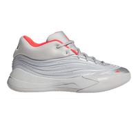 adidas Dame X Low-Top Basketballschuhe KJ4398 - silver met./grey two/lucid red 44 2/3