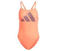 adidas 3BARS PR SUIT Schwimmanzug Damen in coral fusion-shadow navy, Größe 38