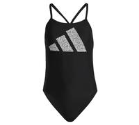 Adidas Damen Sportbadeanzug 3 Bar Logo Print Schwarz/Weiß Größe 42