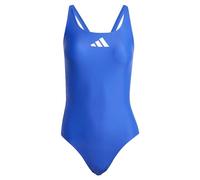 Adidas Damen 3 Bar Logo Swimsuit, Semi Lucid Blue/White, 40