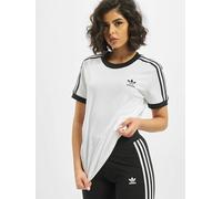 adidas Damen 3 Str Tee T-shirt, white/Black, 36