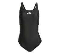 adidas Damen 3 Stripes C-Back Swimsuit Swimwear, Black/White, 42