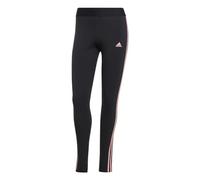 adidas Damen 3 Stripes Leggings, BLACK/semi pink spark, XXS