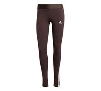 adidas Damen 3 Stripes Leggings, shadow brown, XS