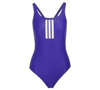 Adidas 3 Stripes V-back Swimsuit Lila 36 Frau