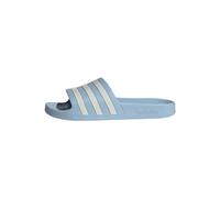 adidas Damen Adilette Aqua Slides, Glow Blue/Zero Metallic