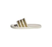 adidas Damen Adilette Comfort 2.0 Slides Sandal, Off White/Gold Met./Chalk White, 37 EU